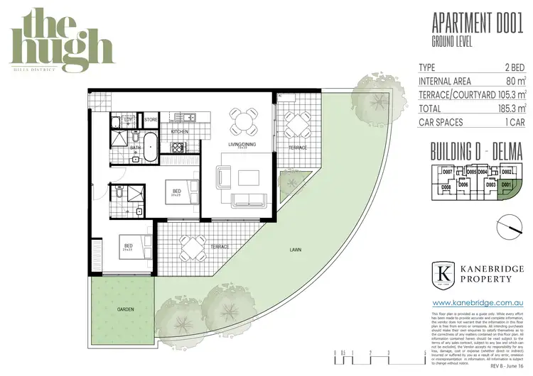 Floorplan of Homely apartment listing, G32/42 - 44 Armbruster Avenue, North Kellyville NSW 2155