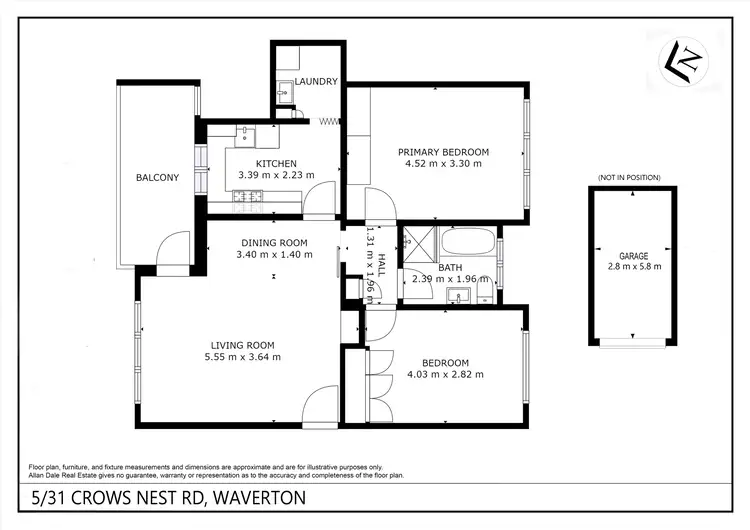 Floorplan of Homely apartment listing, 5/31 Crows Nest Road, Waverton NSW 2060