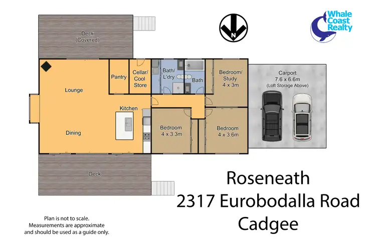 Floorplan of Homely rural property listing, 2317 Eurobodalla Road, Cadgee NSW 2545