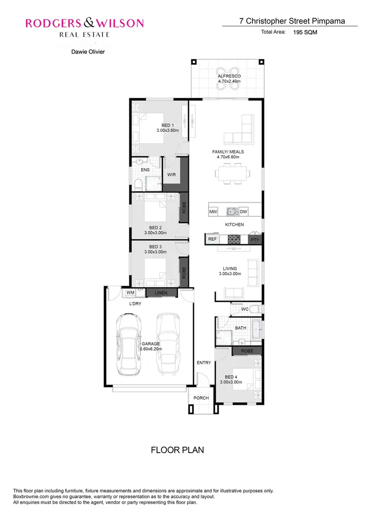 Floorplan of Homely house listing, 7 Christopher Street, Pimpama QLD 4209