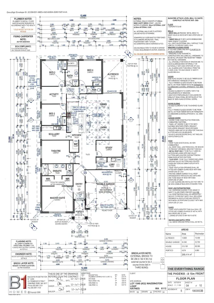 Floorplan of Homely house listing, 32 Waddington Loop, Haynes WA 6112