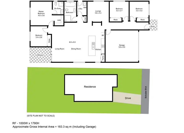 Floorplan of Homely house listing, 17 Birkdale Boulevard, Cessnock NSW 2325