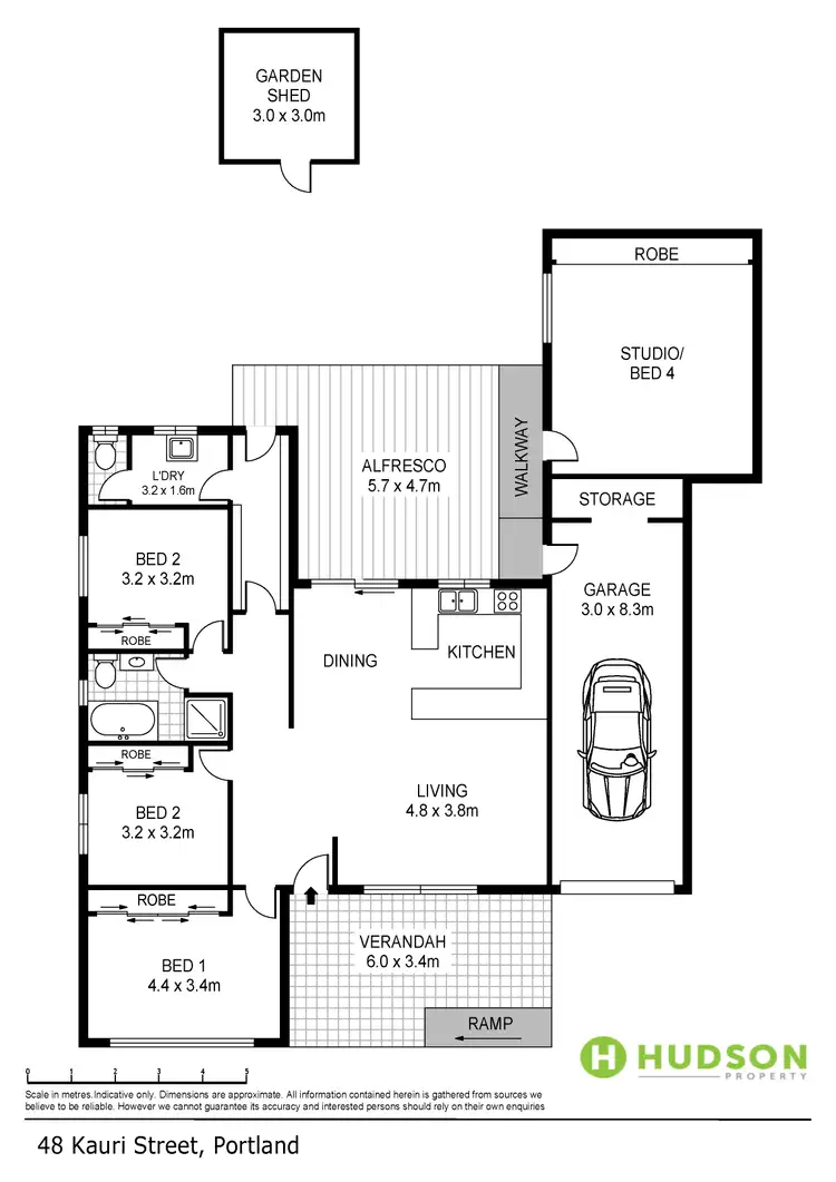 Floorplan of Homely house listing, 48 Kauri Crescent, Portland VIC 3305