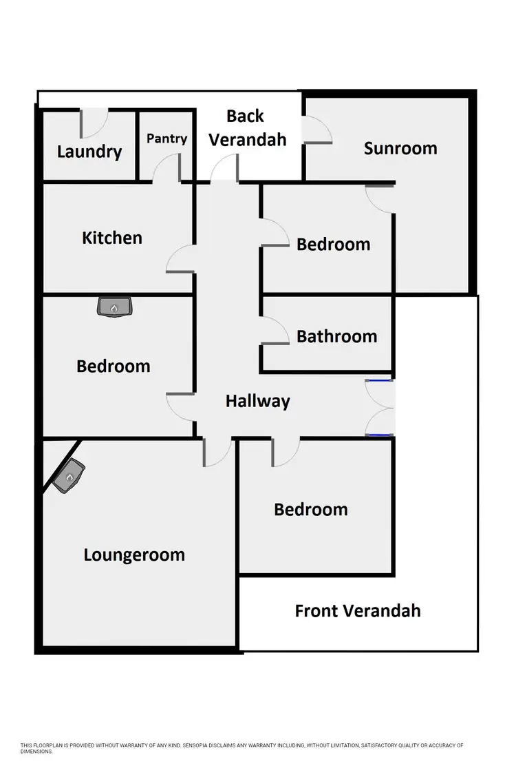 Floorplan of Homely house listing, 5 The Avenue, Warracknabeal VIC 3393