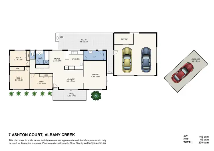 Floorplan of Homely house listing, 7 ASHTON COURT, Albany Creek QLD 4035