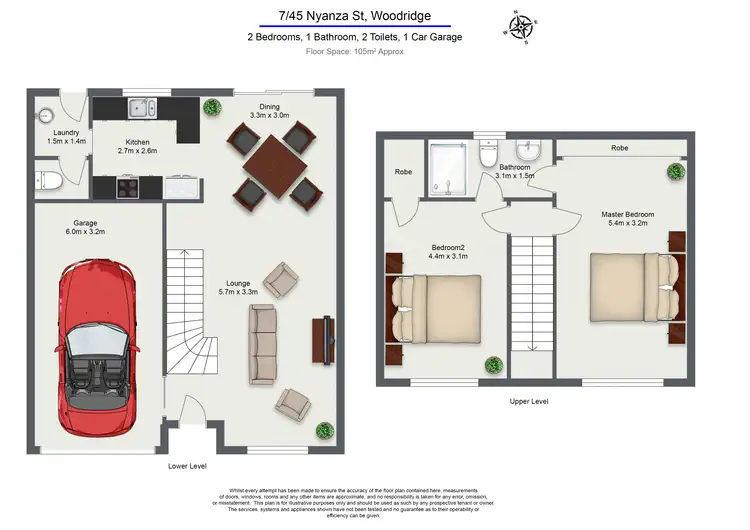 Floorplan of Homely townhouse listing, Address available on request