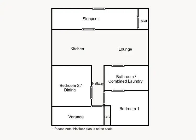 Floorplan of Homely house listing, 50 Charles Street, Jeparit VIC 3423