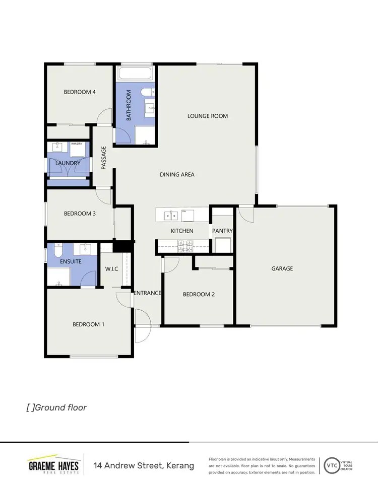 Floorplan of Homely house listing, 14 Andrew Street, Kerang VIC 3579