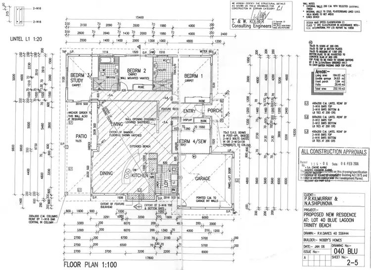 Floorplan of Homely house listing, 40 Lagoon Drive, Trinity Beach QLD 4879