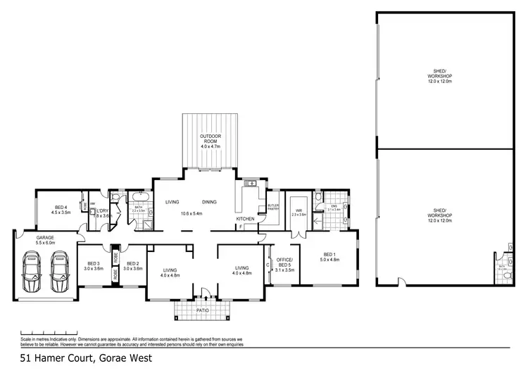Floorplan of Homely house listing, 51 Harmer Court, Portland VIC 3305