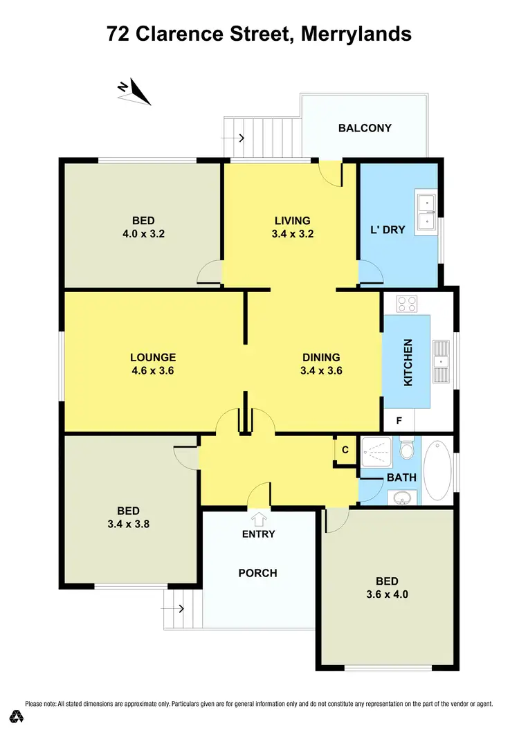 Floorplan of Homely house listing, 72 Clarence Street, Merrylands NSW 2160