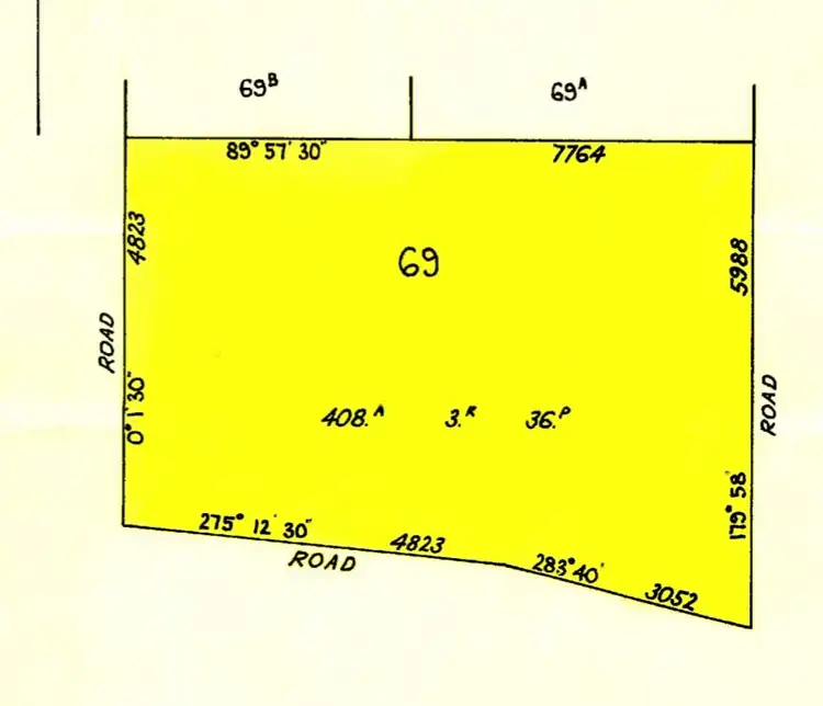 Floorplan of Homely land listing, LOT 69 Teatree Creek Road, Harrow VIC 3317