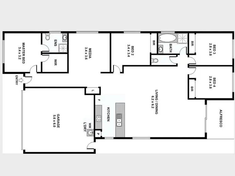 Floorplan of Homely house listing, 4 Gossan Circuit, Yarrabilba QLD 4207