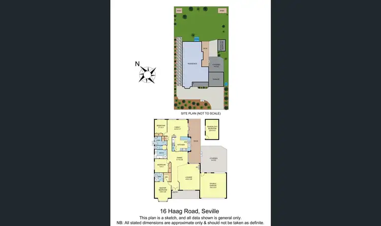 Floorplan of Homely house listing, 16 Haag Road, Seville VIC 3139