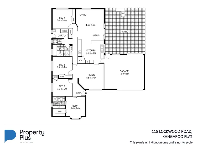Floorplan of Homely house listing, 118 Lockwood Road, Kangaroo Flat VIC 3555