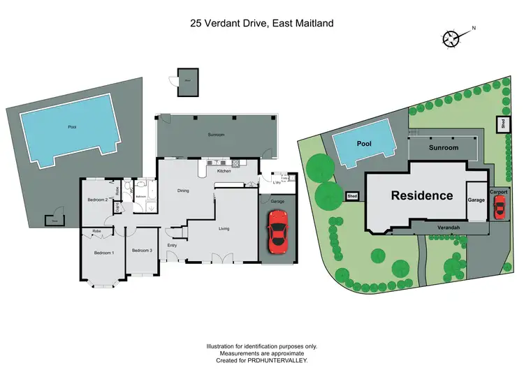 Floorplan of Homely house listing, 25 Verdant Drive, East Maitland NSW 2323