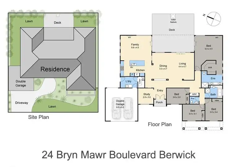 Floorplan of Homely house listing, 24 Bryn Mawr Boulevard, Berwick VIC 3806