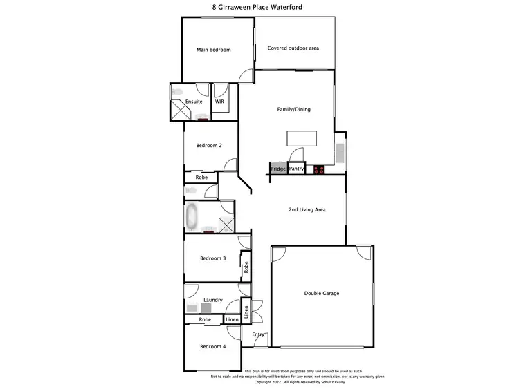 Floorplan of Homely house listing, 8 Girraween Place, Waterford QLD 4133