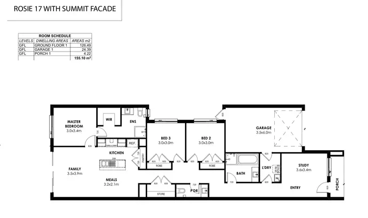 Floorplan of Homely house listing, 45 Birmingham Road, Cranbourne East VIC 3977