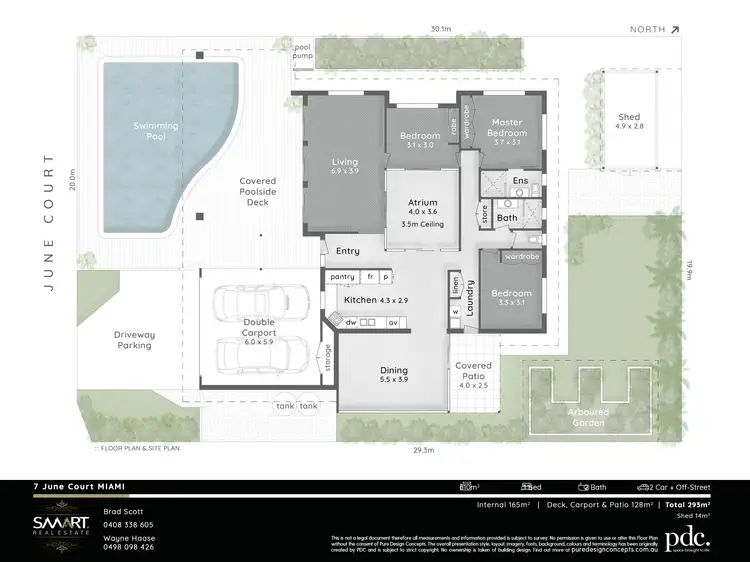 Floorplan of Homely house listing, 7 June Court, Miami QLD 4220