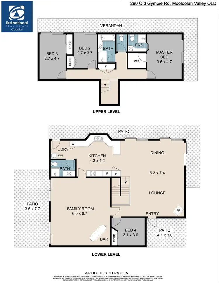 Floorplan of Homely rural property listing, 290 Old Gympie Road, Mooloolah Valley QLD 4553