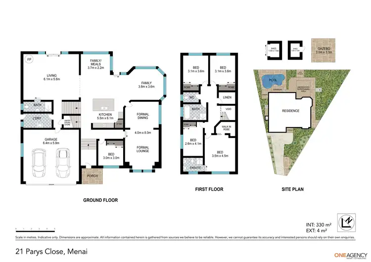 Floorplan of Homely house listing, 21 Parys Close, Menai NSW 2234