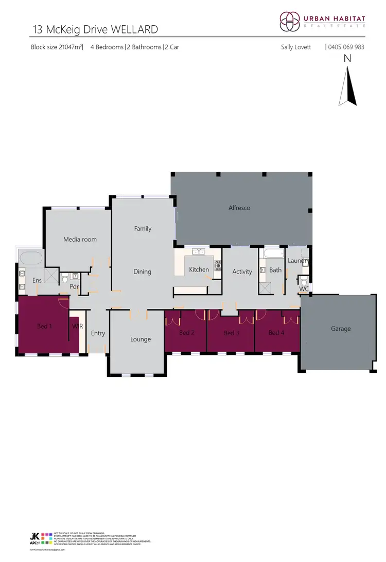 Floorplan of Homely rural property listing, 13 Mckeig Drive, Wellard WA 6170