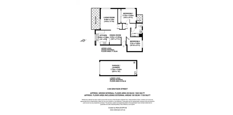 Floorplan of Homely unit listing, 4/59 Grayson Street, Morningside QLD 4170