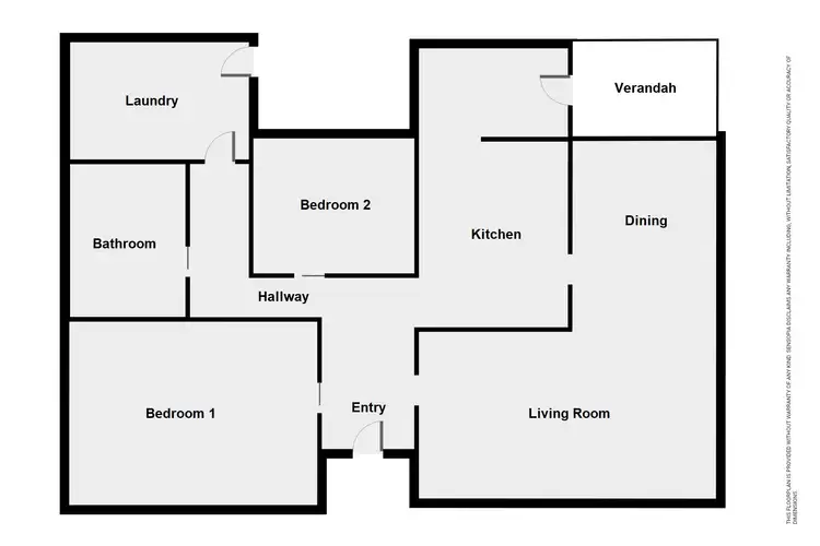 Floorplan of Homely house listing, 24 DIMBOOLA ROAD, Warracknabeal VIC 3393