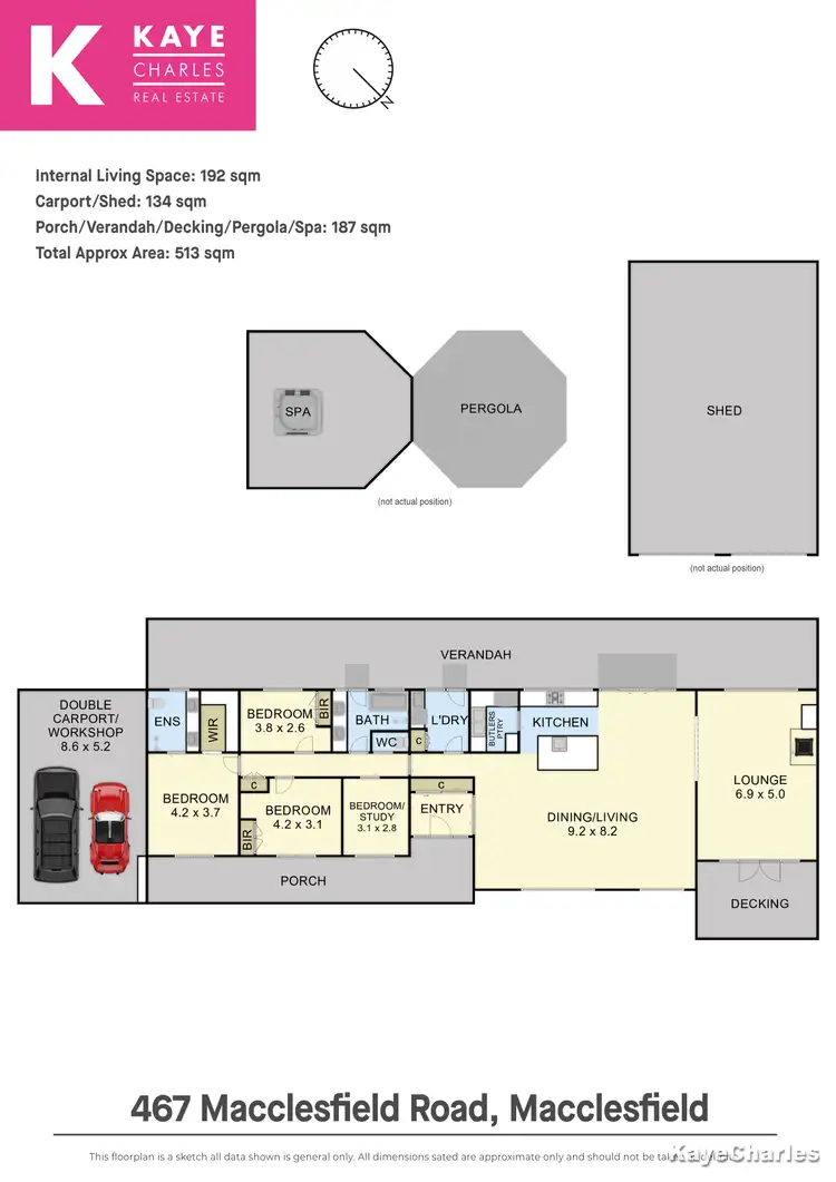 Floorplan of Homely rural property listing, 467 Macclesfield Road, Macclesfield VIC 3782