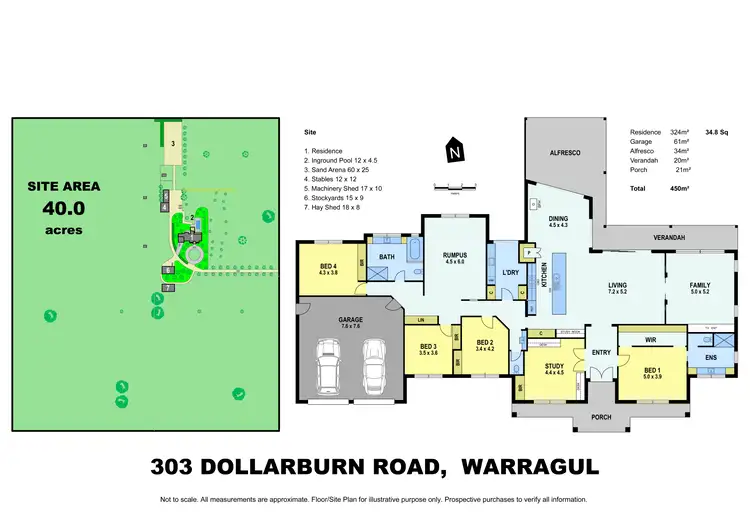 Floorplan of Homely rural property listing, 303 Dollarburn Road, Warragul VIC 3820