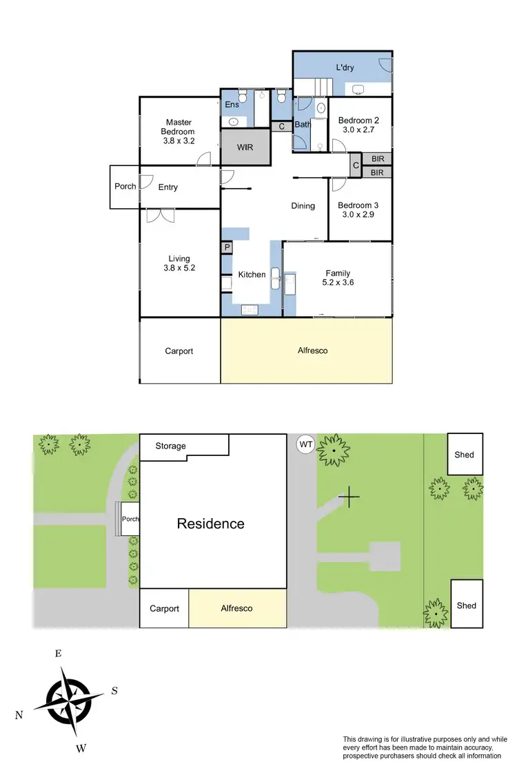 Floorplan of Homely house listing, 22 Eyebright Square, Hallam VIC 3803