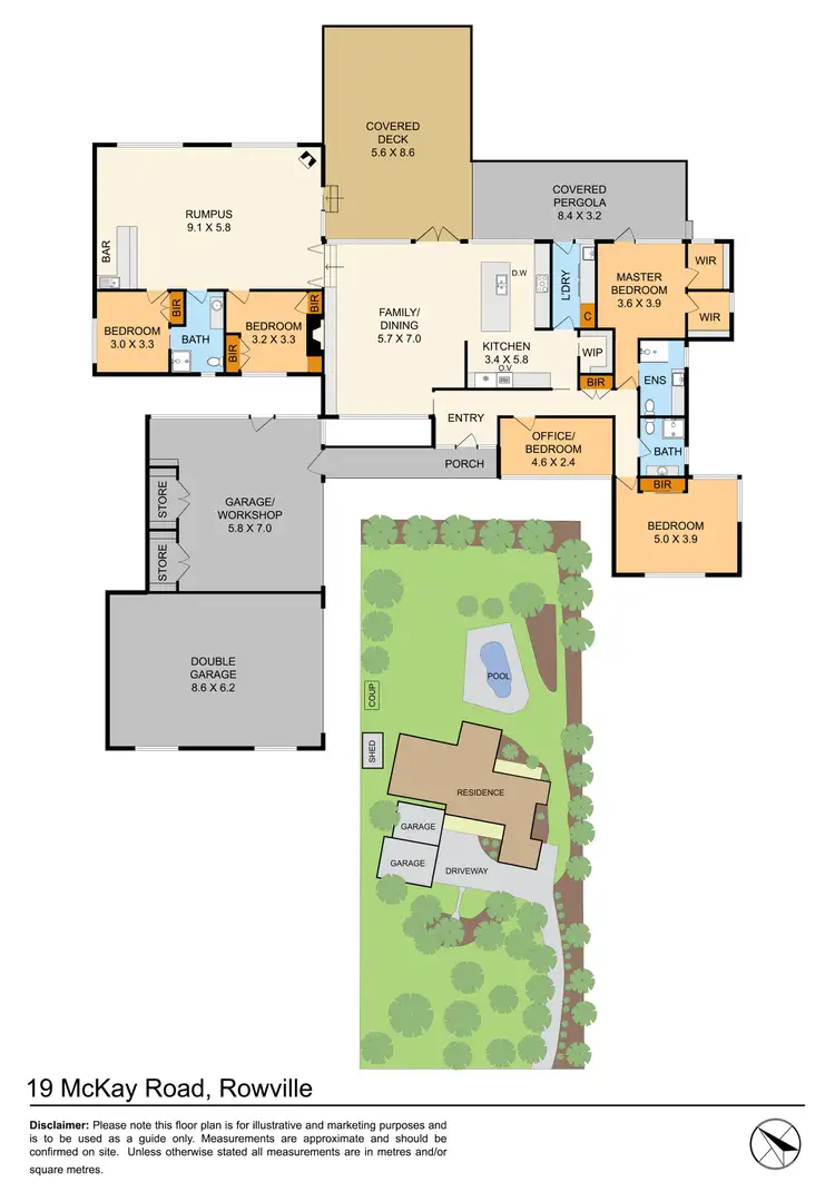 Floorplan of Homely house listing, 19 McKay Road, Rowville VIC 3178