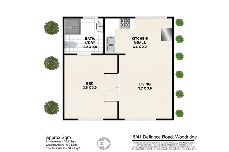 Floorplan of Homely unit listing, 18/41 Defiance Road, Logan Central QLD 4114