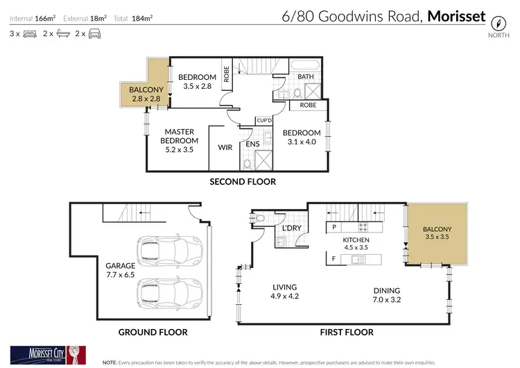 Floorplan of Homely townhouse listing, 6/80 Goodwins Road, Morisset NSW 2264