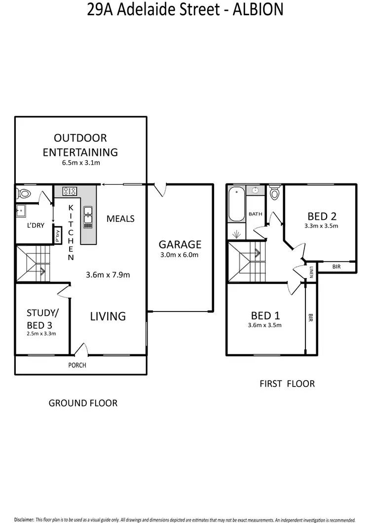 Floorplan of Homely townhouse listing, 29A Adelaide Street, Albion VIC 3020