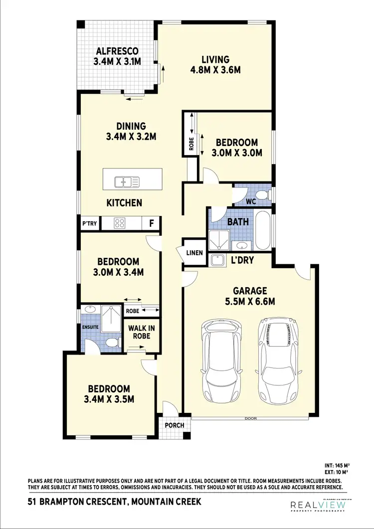 Floorplan of Homely house listing, 51 BRAMPTON CRESCENT, Mountain Creek QLD 4557