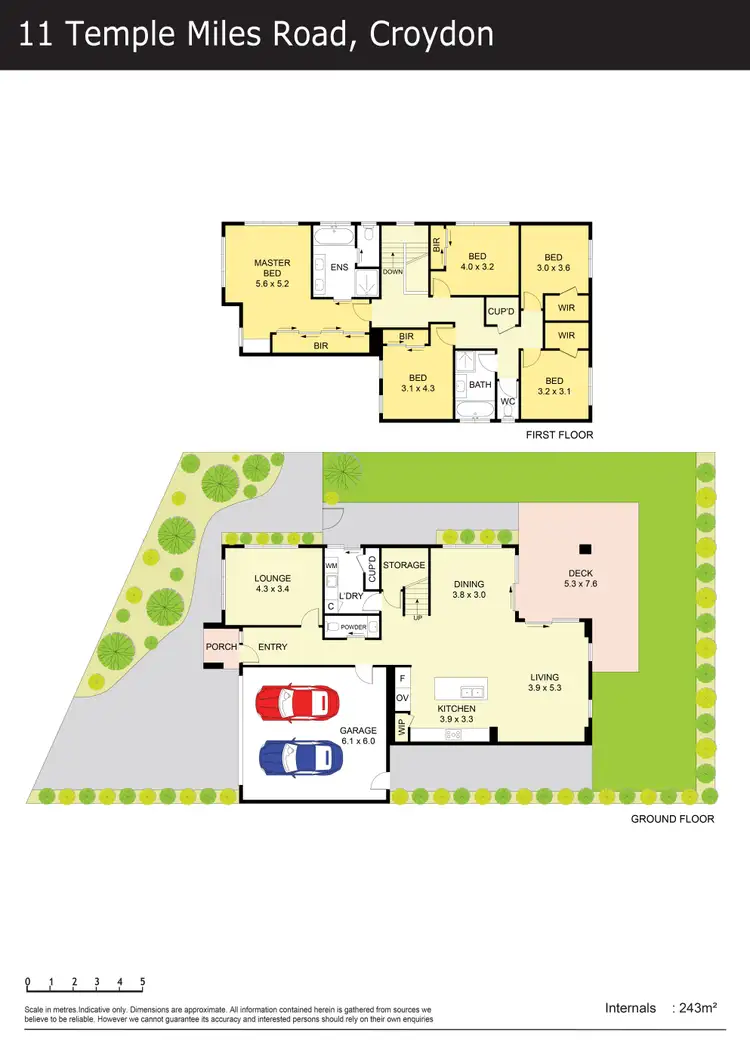 Floorplan of Homely house listing, 11 Temple Miles Road, Croydon VIC 3136
