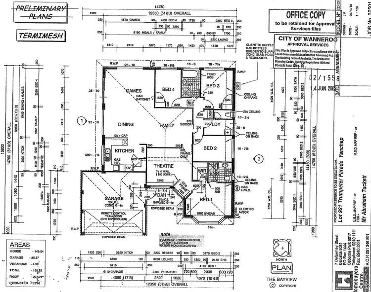 Floorplan of Homely house listing, 4 Trumpeter Parade, Yanchep WA 6035