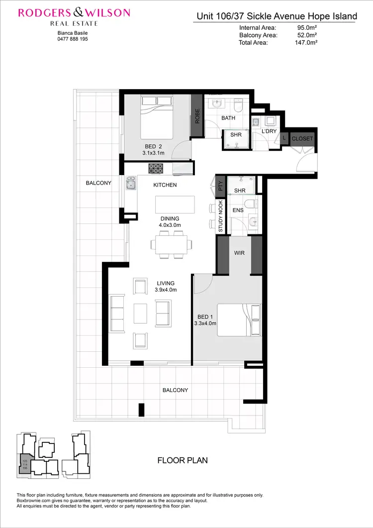 Floorplan of Homely apartment listing, Address available on request