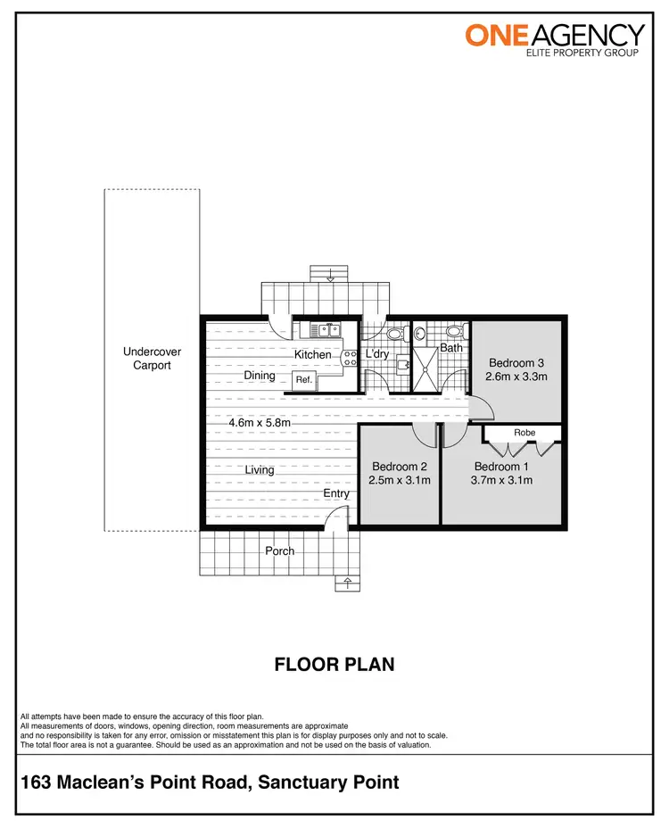 Floorplan of Homely house listing, 163 Macleans Point Road, Sanctuary Point NSW 2540