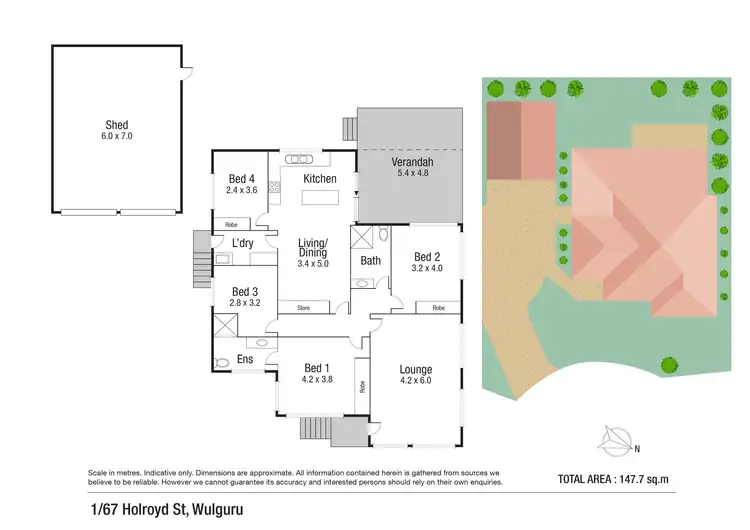 Floorplan of Homely house listing, 1/67 Holroyd Street, Wulguru QLD 4811