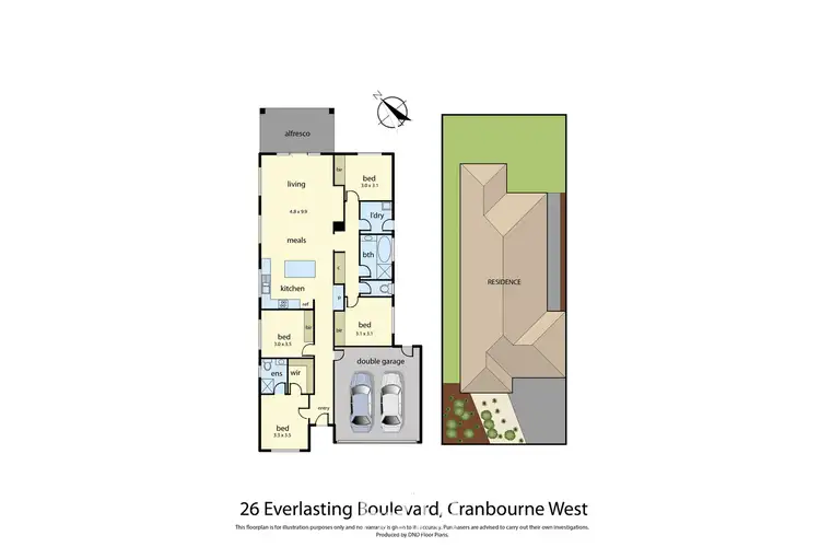 Floorplan of Homely house listing, 26 EVERLASTING BOULEVARD, Cranbourne West VIC 3977