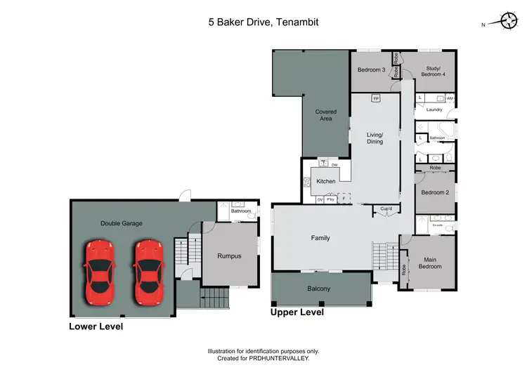 Floorplan of Homely house listing, 5 Baker Drive, Tenambit NSW 2323