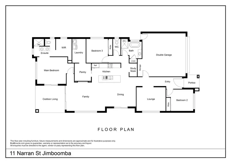 Floorplan of Homely house listing, 11 Narran Street, Jimboomba QLD 4280