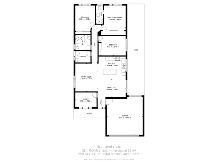 Floorplan of Homely house listing, 16 MADDEN DRIVE, Yarrawonga VIC 3730