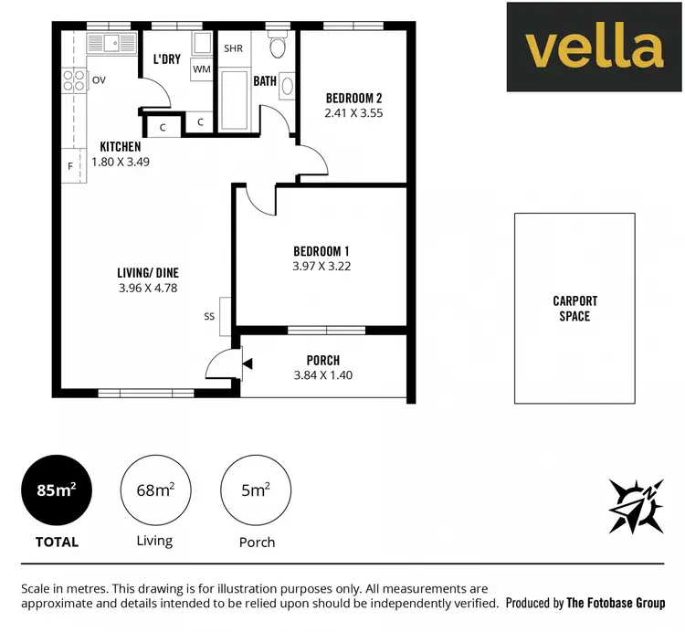 Floorplan of Homely unit listing, 11/10 Swan Avenue, Klemzig SA 5087