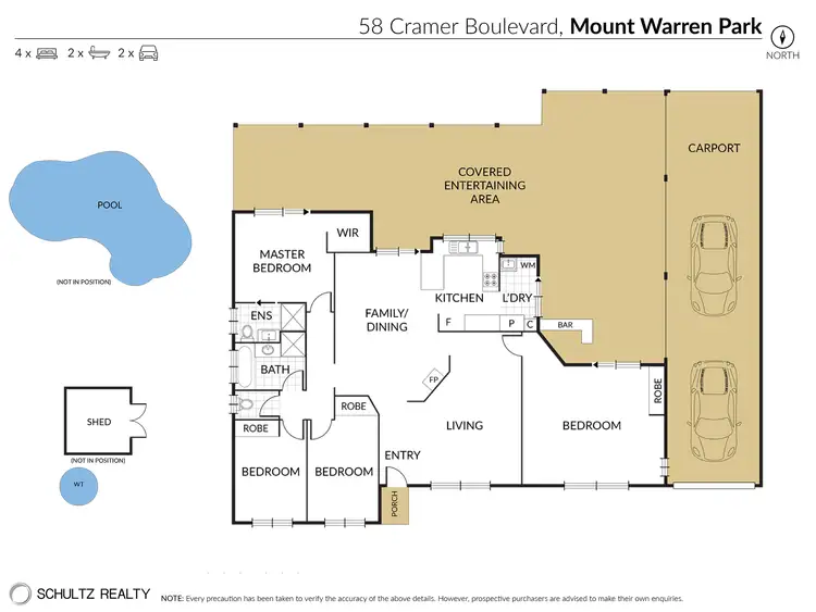 Floorplan of Homely house listing, 58 Cramer Boulevard, Mount Warren Park QLD 4207
