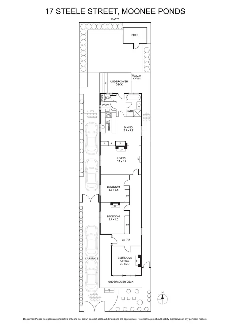 Floorplan of Homely house listing, 17 Steele Street, Moonee Ponds VIC 3039