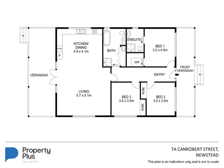 Floorplan of Homely house listing, 7A Canrobert Street, Newstead VIC 3462